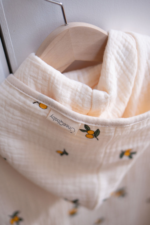 Handsfree Wearable Bath Towel - Lemon Beige